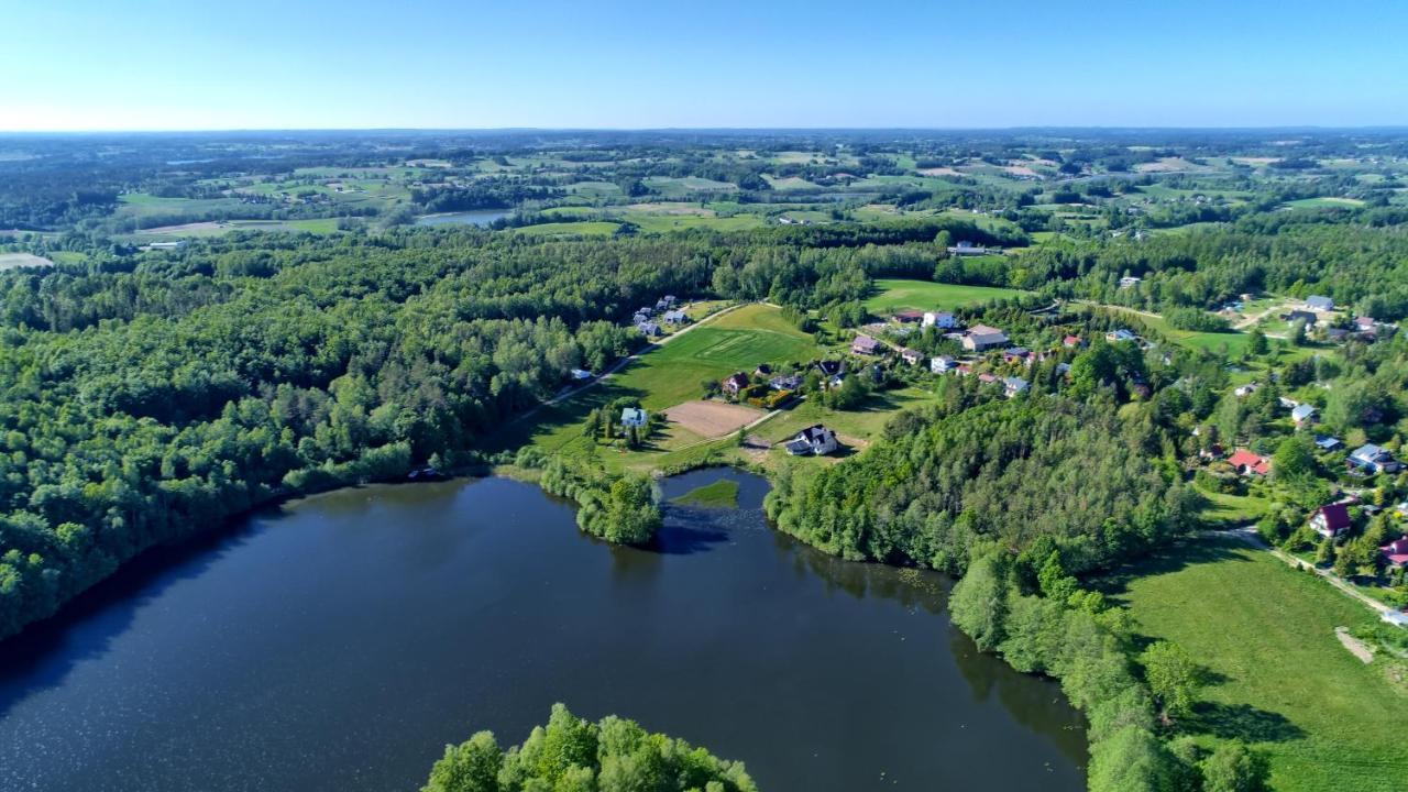 Osada Skoczkowo Komfortowe Domki Z Jacuzzi Nad Jeziorem- Sauna- Balia- Prywatny Staw Wedkarski Podiazy Exterior foto