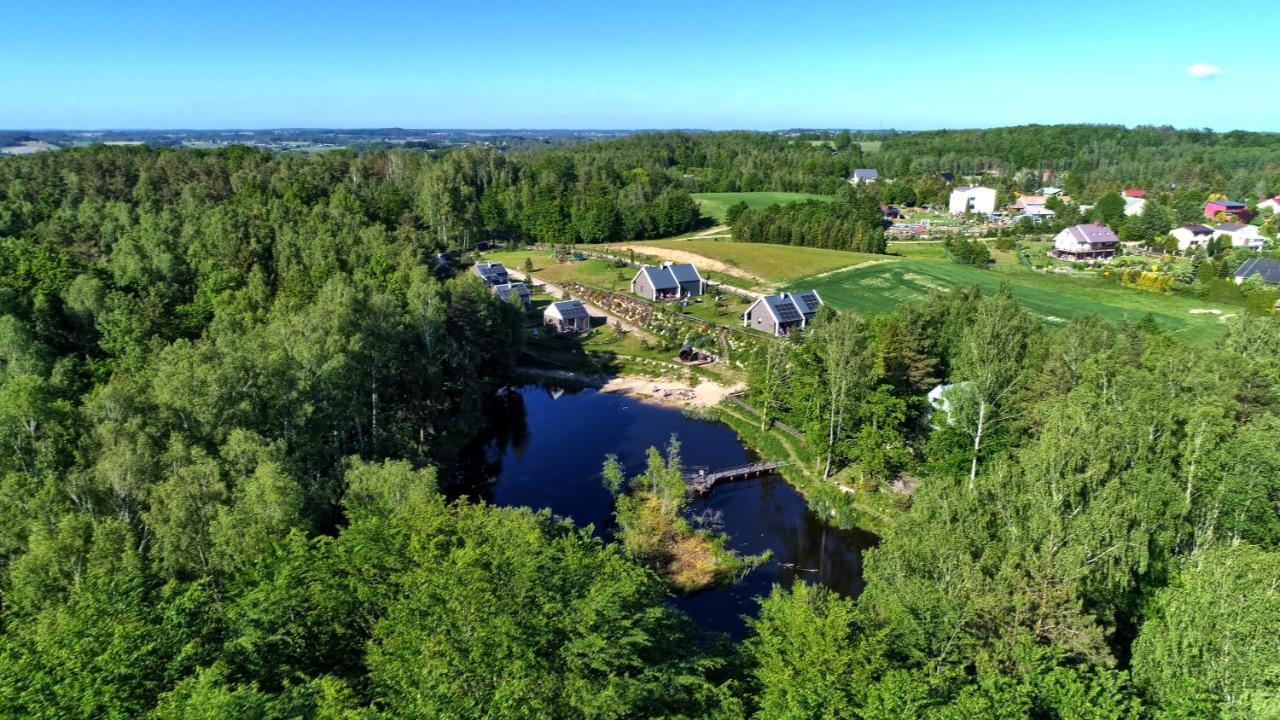 Osada Skoczkowo Komfortowe Domki Z Jacuzzi Nad Jeziorem- Sauna- Balia- Prywatny Staw Wedkarski Podiazy Exterior foto