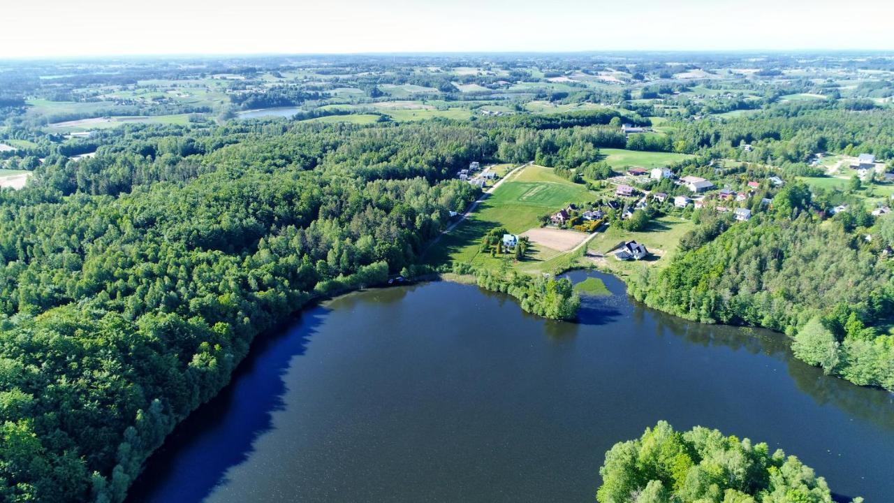 Osada Skoczkowo Komfortowe Domki Z Jacuzzi Nad Jeziorem- Sauna- Balia- Prywatny Staw Wedkarski Podiazy Exterior foto