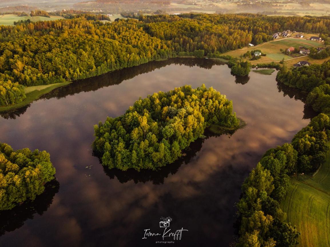 Osada Skoczkowo Komfortowe Domki Z Jacuzzi Nad Jeziorem- Sauna- Balia- Prywatny Staw Wedkarski Podiazy Exterior foto